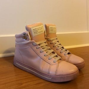 Marc by Marc Jacobs Leather High Top Sneakers